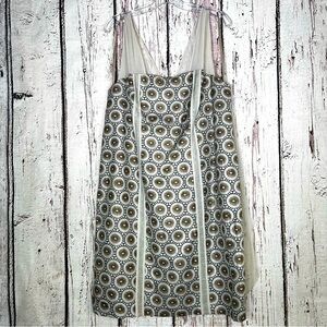 NEW NWT Isabel Toledo for Lane Bryant Metallic Gold Silver Sheath Dress Size 16